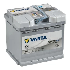 Автомобильный аккумулятор VARTA 6CT-50 AGM 550901054 Silver Dynamic (A9)