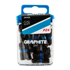 Биты GRAPHITE ударные PZ4 x 25 мм 20 шт