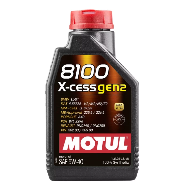 Моторное масло MOTUL 8100 X-CESS GEN2 5W-40 1л (109774)