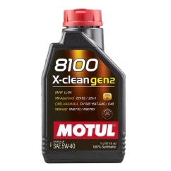 Моторное масло MOTUL 8100 X-CLEAN 5W-40 GEN2 1л (109761)
