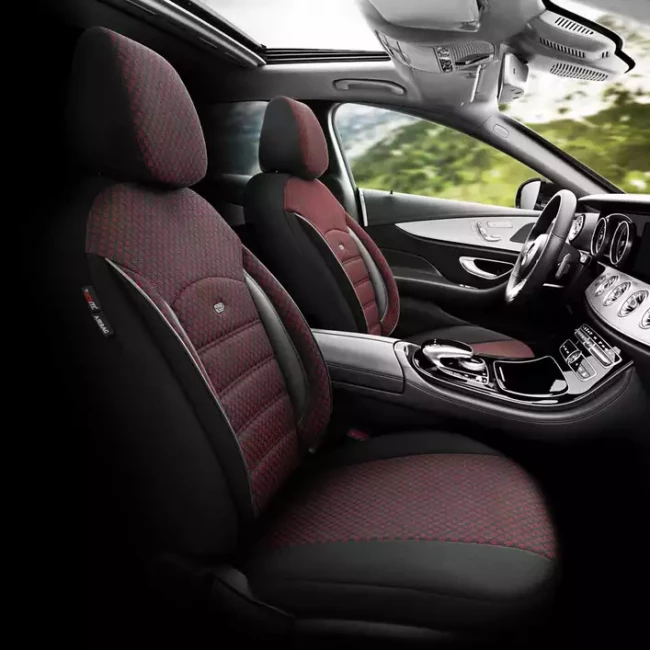 Набор автомобильных чехлов AMiO Otom Sport Plus 103 Burgundy NZ (784821/OT78482)
