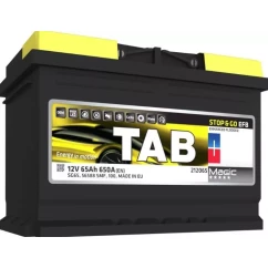 Аккумулятор TAB Magic EFB Start-Stop 6CT-65Ah (-/+) (212065)