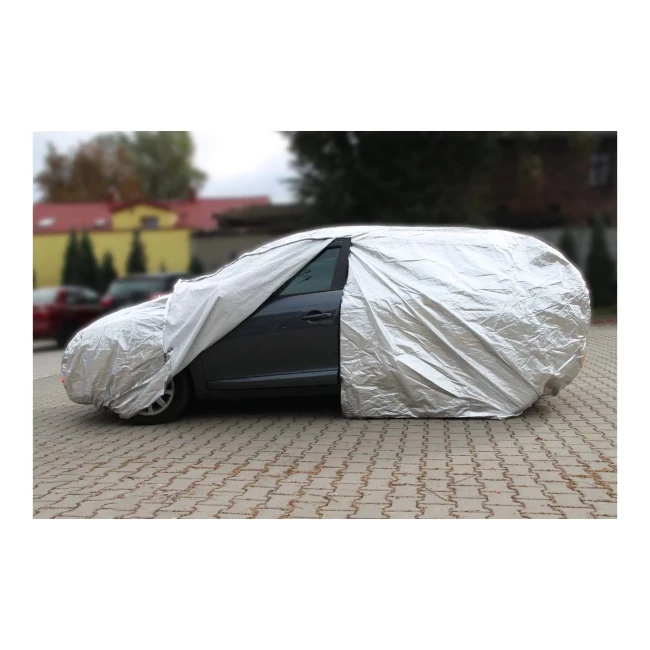 Автомобильный тент AMiO с ZIP серебряный SUV/VAN размер L (01113/011133)