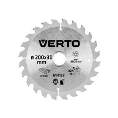 Диск отрезной VERTO 200 x 30 мм, 24 зуба