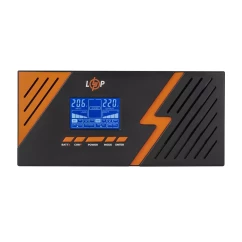 ИБП LogicPower LPM-PSW-1500VA (1050 Вт) Black, Lin.int., AVR, 2 x евро, металл, с правильной синусоидой 12 V