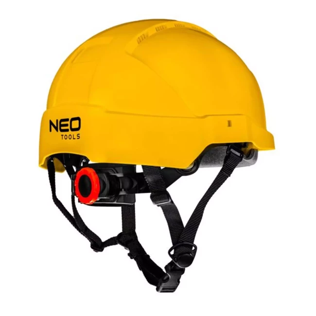 Промышленная каска для работы на высоте NEO TOOLS, желтая (97-210)
