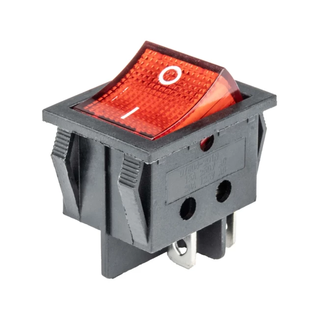 Прямокутний вимикач AMiO 12V/230V BU02 (02462)