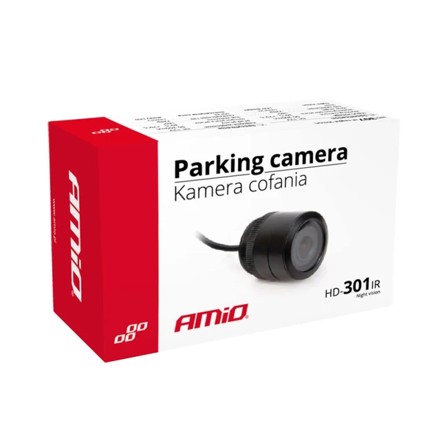 Камера заднего вида AMiO HD-301-IR "Night Vision" 28мм (01572/015728)