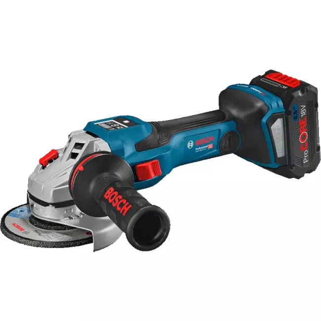 Шлифмашина угловая Bosch GWS 18V-15 SC,18В, 2x8Ah,125мм, 3400-11000об/мин,(0.601.9H6.101) Шлифмашина угловая Bosch GWS 18V-15 SC,18В, 2x8Ah,125мм, 3400-11000об/мин,(0.601.9H6.101)