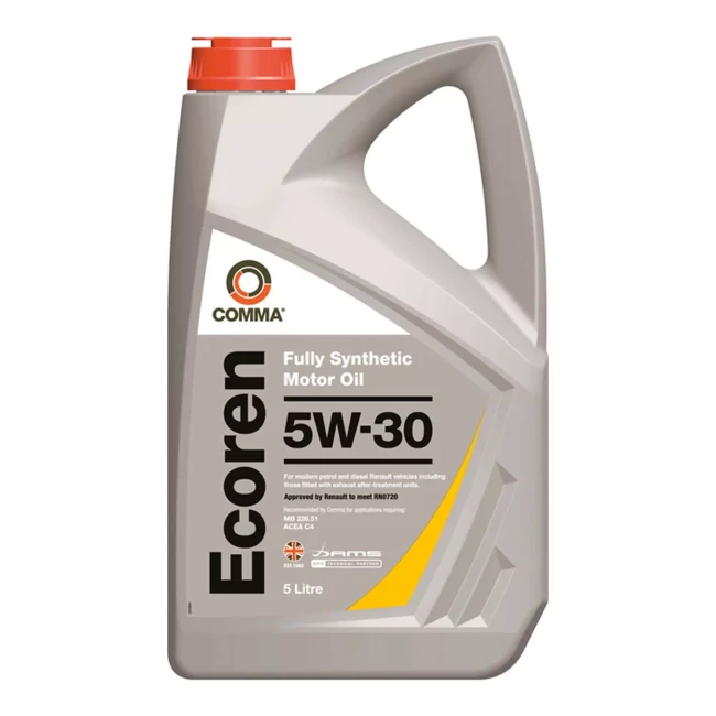 Масло моторное COMMA ECOREN 5W-30 SYNT 5л (BA12E1) Масло моторное COMMA ECOREN 5W-30 SYNT 5л (BA12E1)