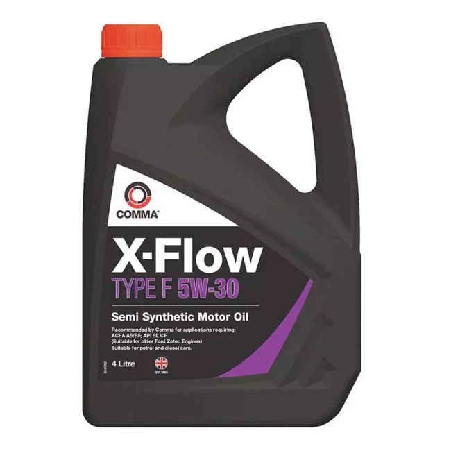 Масло моторное COMMA X-FLOW F 5W-30 SEMI 4л (C5C77A)