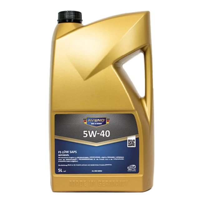 Моторное масло AVENO FS Low SAPS 5W40 5л (0002-000512-005)