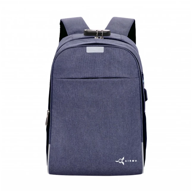 Рюкзак для ноутбука Airon Lock 18л Blue (4822356710650) Рюкзак для ноутбука Airon Lock 18л Blue (4822356710650)
