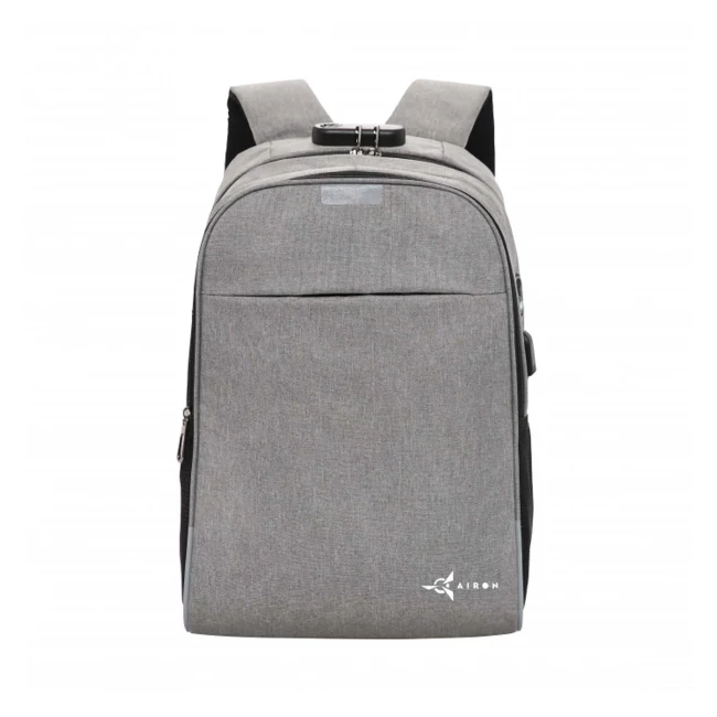 Рюкзак для ноутбука Airon Lock 18л Grey (4822356710651) Рюкзак для ноутбука Airon Lock 18л Grey (4822356710651)