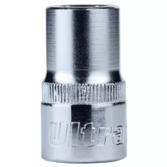 Насадка шестигранная короткая ULTRA 1/2" 13мм CrV (6070132)