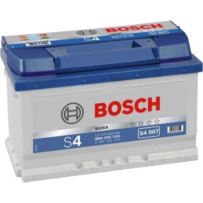 Автомобільний акумулятор BOSCH 6CT-72Ah АзЕ (0092S40070)