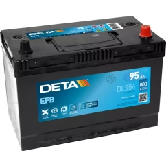 Аккумулятор DETA EFB Start-Stop 6CT-95Ah (-/+) (DL954)