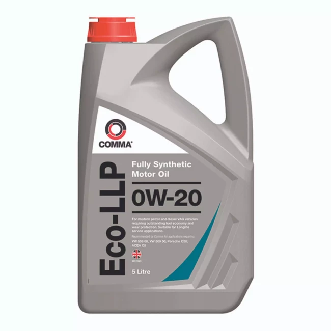 Моторна олива COMMA ECO-LLP 0W-20 5л (E15339)