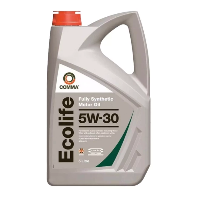Моторна олива COMMA ECOLIFE 5W-30 SYNT. 5л (BA12E7) Моторна олива COMMA ECOLIFE 5W-30 SYNT. 5л (BA12E7)