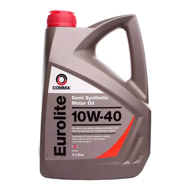 Моторна олива COMMA EUROLITE 10W-40 4л (CFC6B8) Моторна олива COMMA EUROLITE 10W-40 4л (CFC6B8)