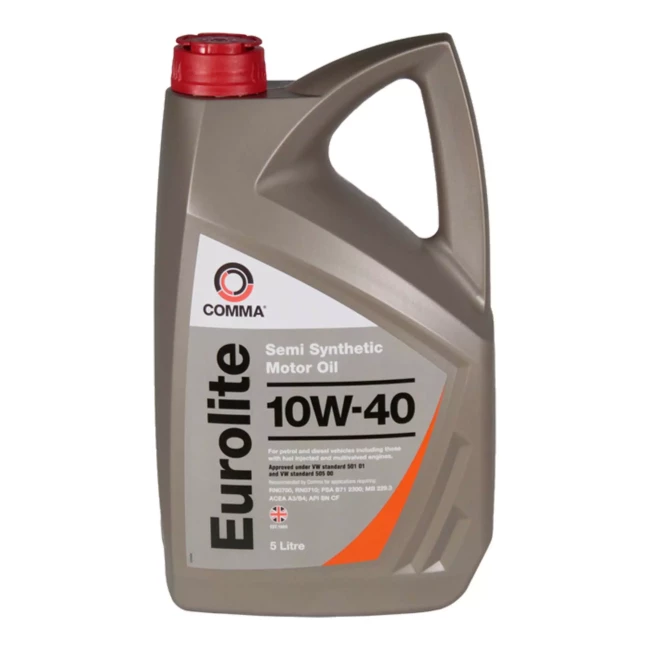 Моторна олива COMMA EUROLITE 10W-40 5л (9F01D4)