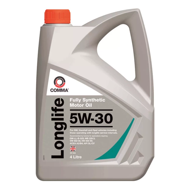Масло моторное COMMA LONG LIFE 5W-30 4л (CFC6B4) Масло моторное COMMA LONG LIFE 5W-30 4л (CFC6B4)