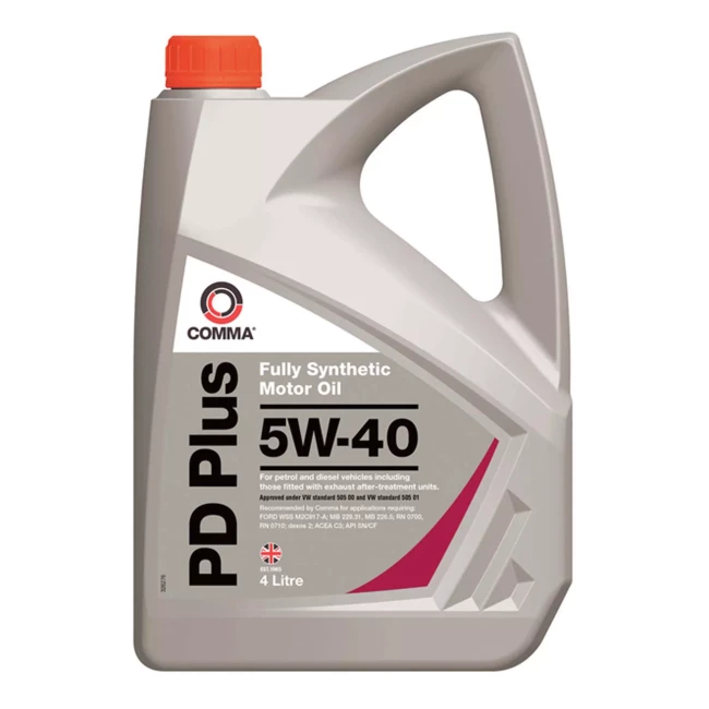 Масло моторное COMMA PD PLUS 5W-40 4л (D0297E)