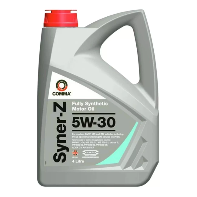 Моторна олива COMMA SYNER-Z 5W-30 4л (CFC6B3)