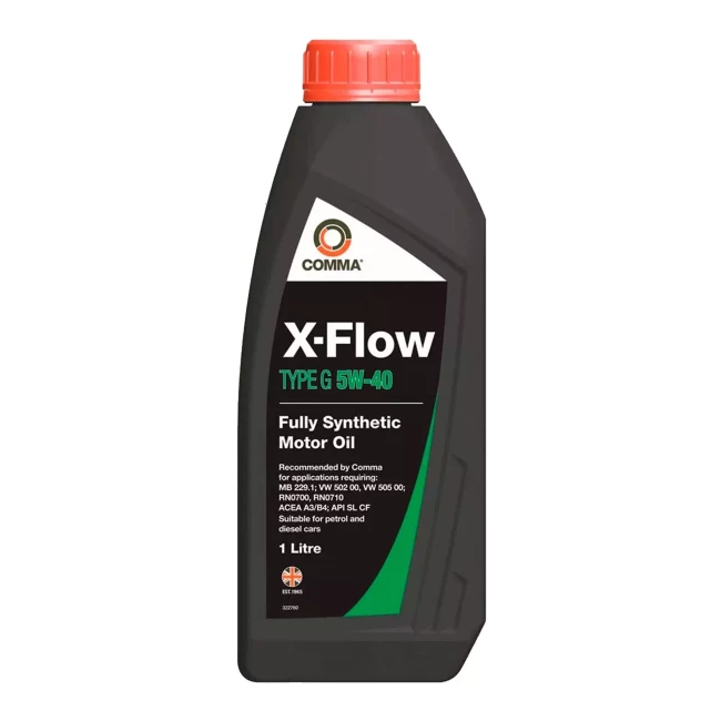 Моторна олива COMMA X-FLOW G 5W-40 SYN. 1л (B38575) Моторна олива COMMA X-FLOW G 5W-40 SYN. 1л (B38575)