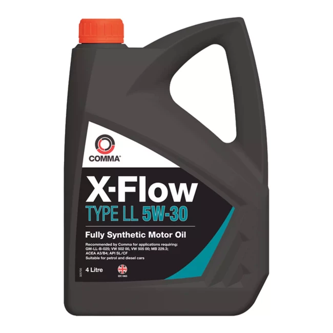 Моторна олива COMMA X-FLOW LL 5W-30 SYN. 4л (C5C748)