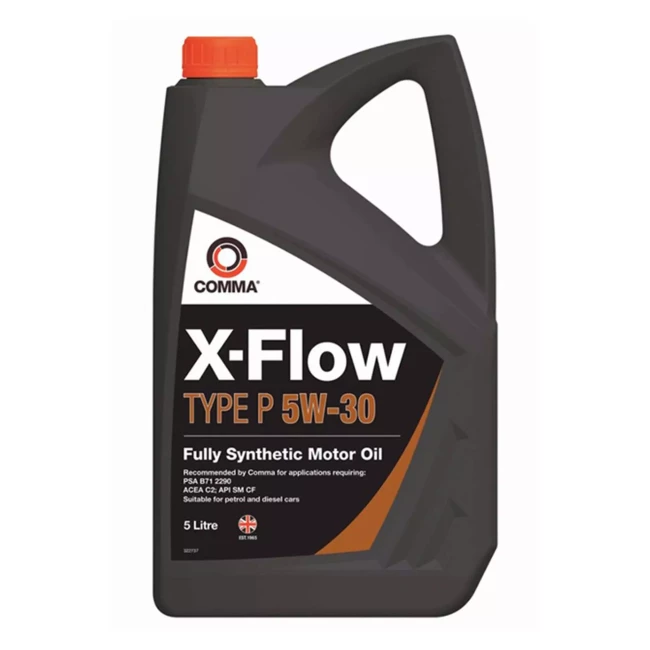Моторна олива COMMA X-FLOW P 5W-30 SYNT. 5л (C65E4B)