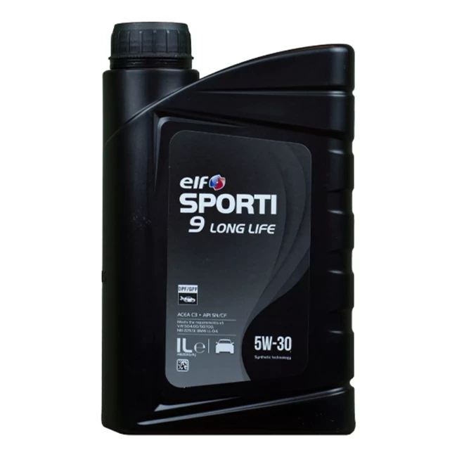 Масло моторное ELF SPORTI 9 LONG LIFE 5W-30 1л (208445) Масло моторное ELF SPORTI 9 LONG LIFE 5W-30 1л (208445)