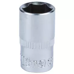 Насадка шестигранная короткая ULTRA 1/4" 10мм CrV (6060102)