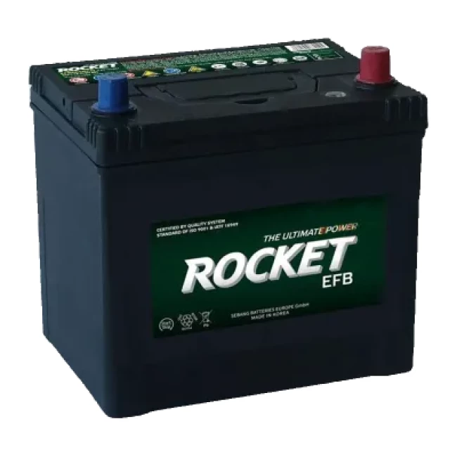 Автомобільний акумулятор ROCKET EFB Start-Stop Japan 6СТ-65Ah ASIA 550A (CCA) (EFB Q85L)