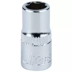Насадка шестигранная короткая ULTRA 1/4" 7мм CrV (6060072)