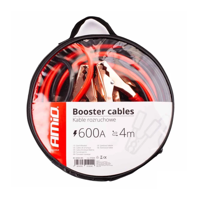 Старт-кабель AMiO 600А 4м (01024)