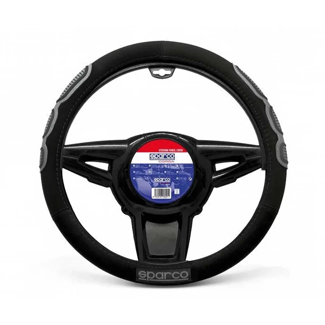 Чехол на руль Sparco Sport line черный (SPC1106)