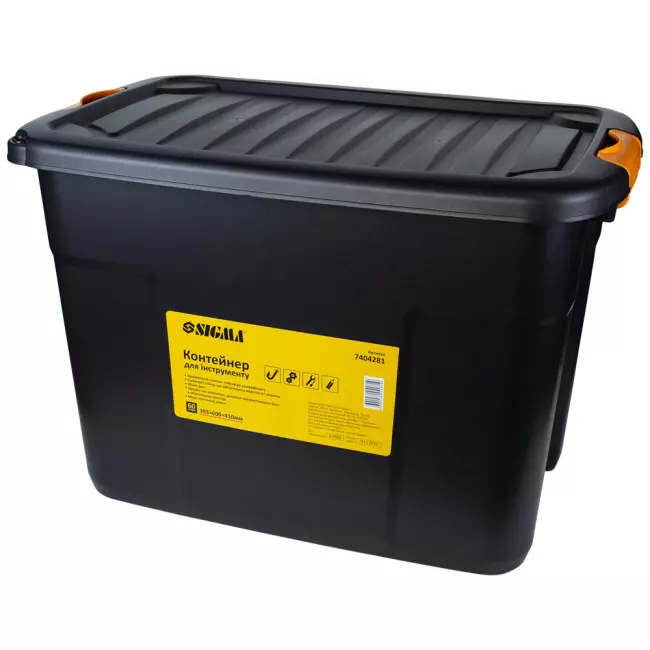 Контейнер для инструмента SIGMA 60л 393х600х410мм (7404281)
