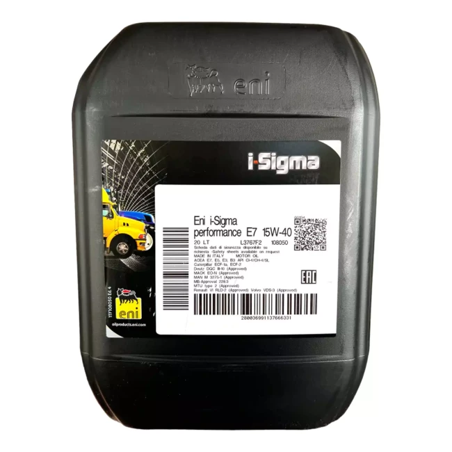 Масло моторное ENI i-Sigma perfomance E7 15w-40 20л