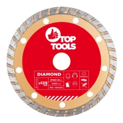 Диск алмазный Top Tools 125 x 22.2мм turbo