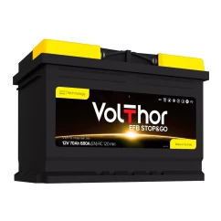 Акумулятор VOLTHOR 6CT-70 (0) EFB Start&Go VEF70 512070 (SMF, ME, H, HD)