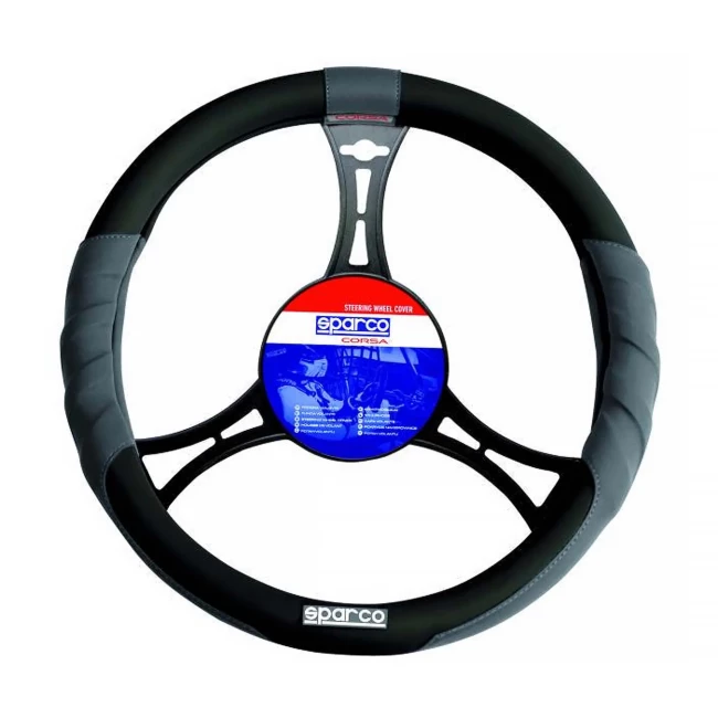 Чохол на кермо Sparco CLASSIC сірий (SPC1103) Чохол на кермо Sparco CLASSIC сірий (SPC1103)