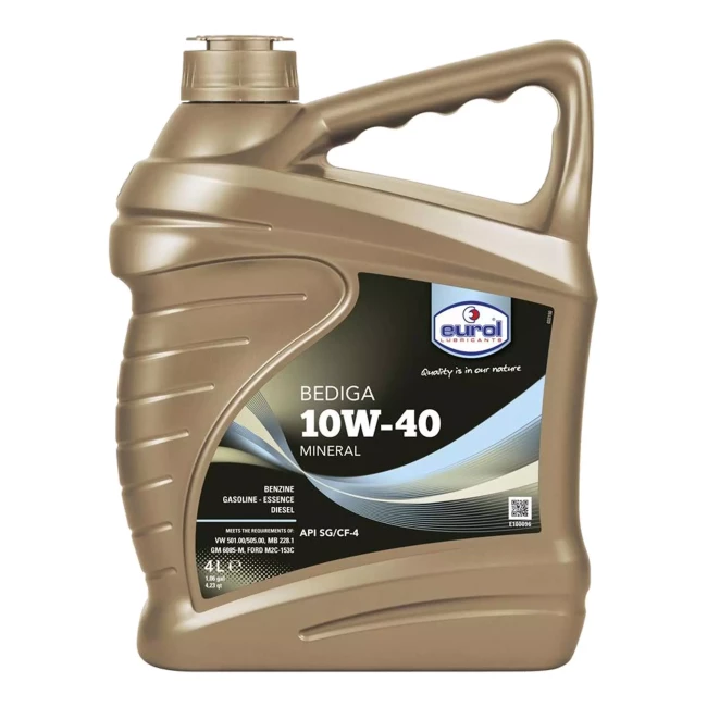 Моторное масло Eurol Bediga 10W-40 4л (E100096) Моторное масло Eurol Bediga 10W-40 4л (E100096)