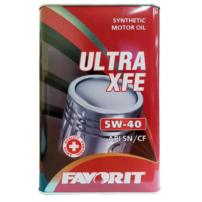 Моторное масло Favorit "Ultra XFE SAE 5W-40 API SN/CF metal" 5л (4810446007947)