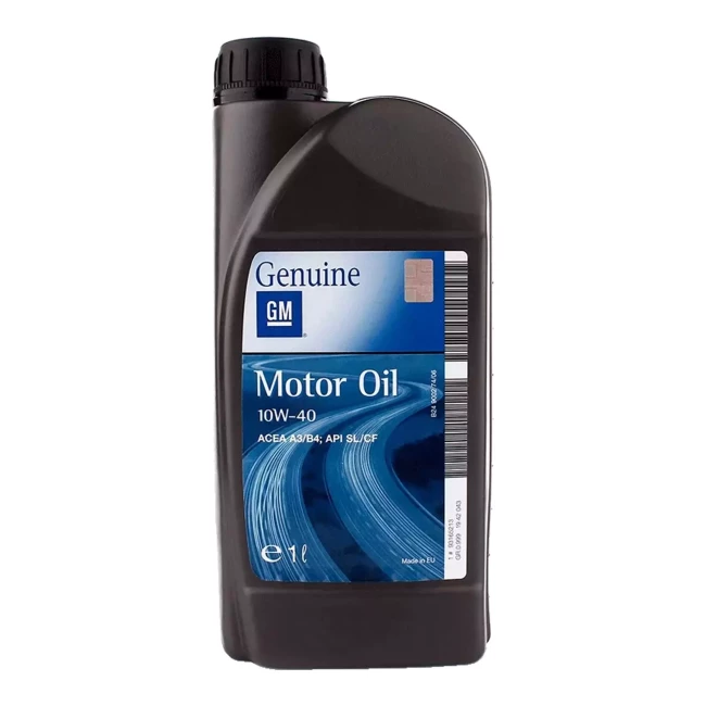 Моторное масло полусинтетическое GENERAL MOTORS "Motor Oil 10W-40" 1л (1942043)
