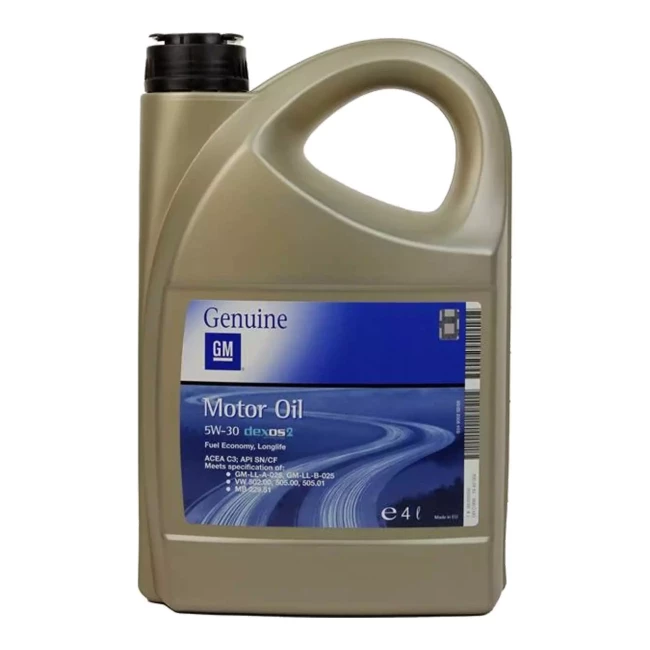 Моторное масло GENERAL MOTORS Dexos 2 Fuel Economy Longlife 5W-30 4 л (1942002)
