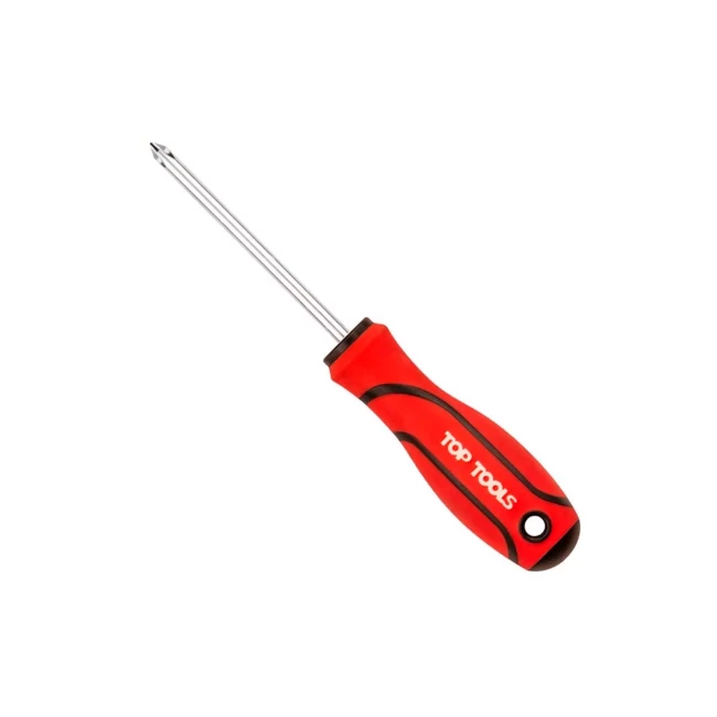Отвертка Top Tools крестовая PH0 x 75 мм (39D016)