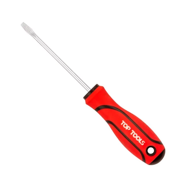 Отвертка Top Tools шлицевая 5.0 x 75 мм (39D012)