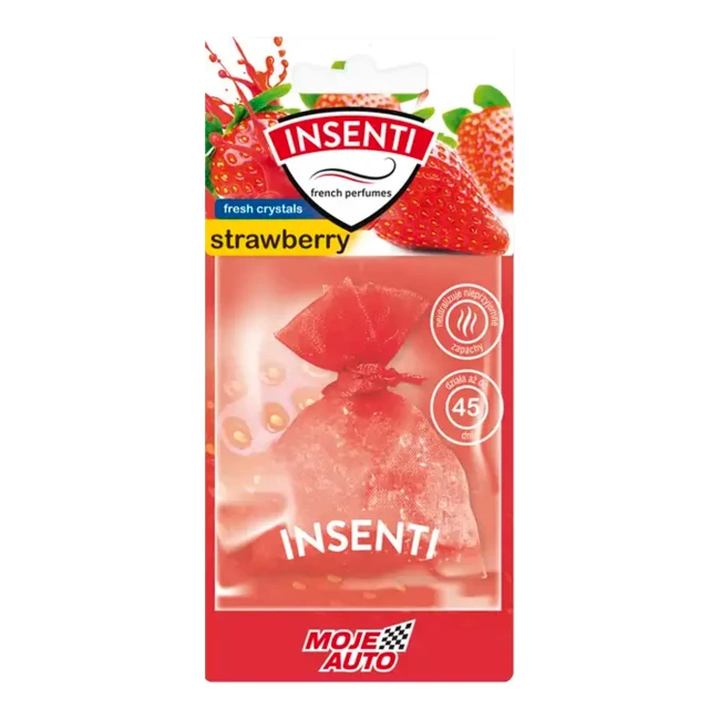 Ароматизатор Moje Auto Insenti Fresh Crystals Strawberry (15-504) (26804) Ароматизатор Moje Auto Insenti Fresh Crystals Strawberry (15-504) (26804)