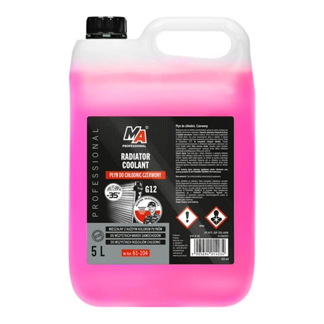 Антифриз Moje Auto Mobiler G12 -35°С красный 5л (61-104) (25939)